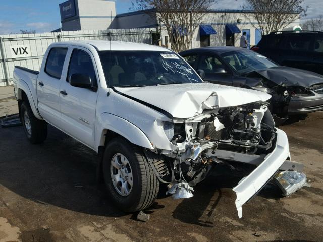 5TFLU4EN4BX006925 - 2011 TOYOTA TACOMA DOU WHITE photo 1