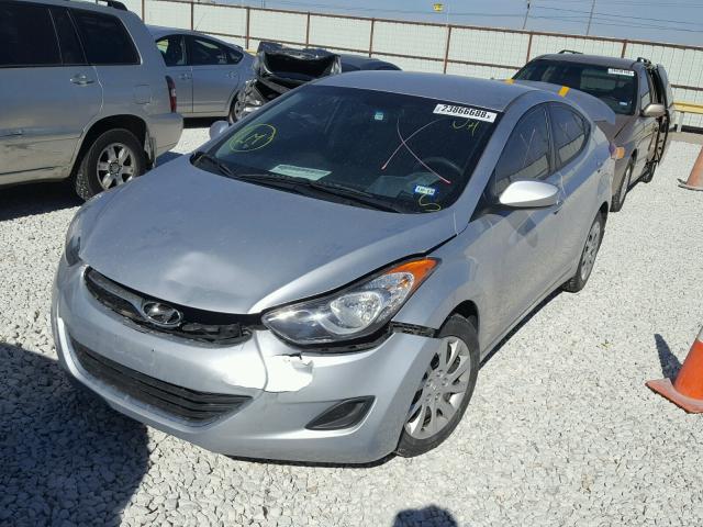 5NPDH4AE1DH161106 - 2013 HYUNDAI ELANTRA GL GRAY photo 2