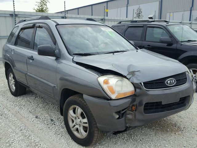 KNDJF723677343786 - 2007 KIA SPORTAGE E GRAY photo 1