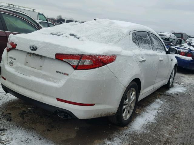 5XXGN4A60CG041063 - 2012 KIA OPTIMA EX WHITE photo 4