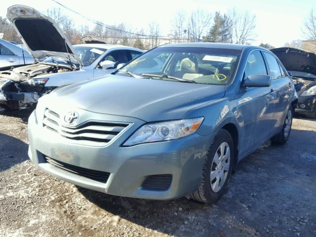 4T1BF3EKXBU619005 - 2011 TOYOTA CAMRY BASE GREEN photo 2