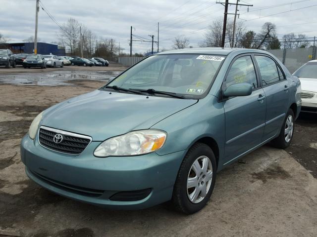 2T1BR32EX5C364724 - 2005 TOYOTA COROLLA CE GREEN photo 2