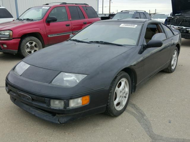 JN1RZ24A5LX003129 - 1990 NISSAN 300ZX BLACK photo 2