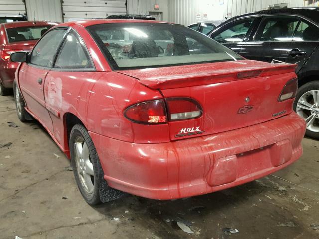 1G1JF12T5V7311429 - 1997 CHEVROLET CAVALIER Z RED photo 3