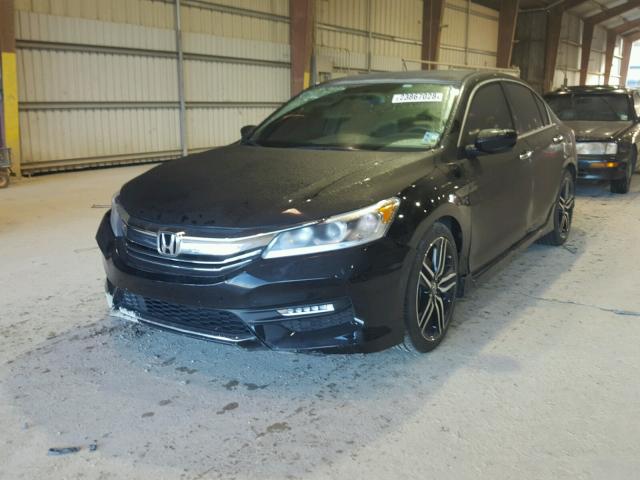 1HGCR2E58GA109492 - 2016 HONDA ACCORD SPO BLACK photo 2