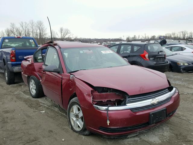 1G1ZT54875F212113 - 2005 CHEVROLET MALIBU LS MAROON photo 1