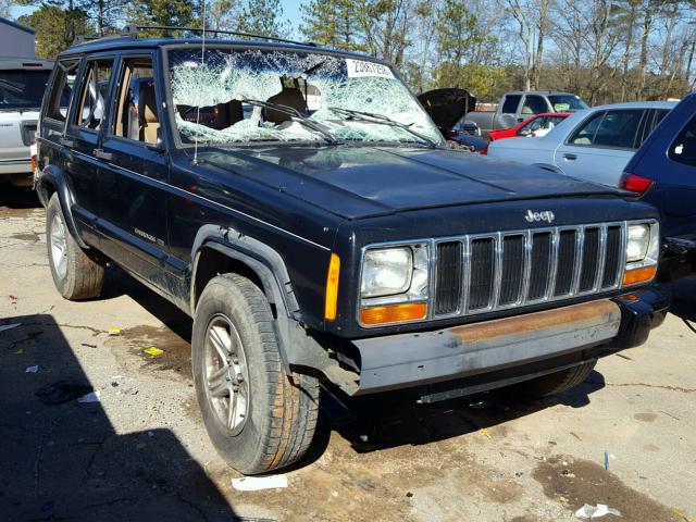 1J4FT68S2YL157740 - 2000 JEEP CHEROKEE L BLACK photo 1