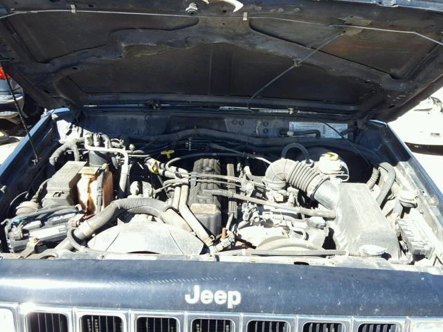 1J4FT68S2YL157740 - 2000 JEEP CHEROKEE L BLACK photo 7