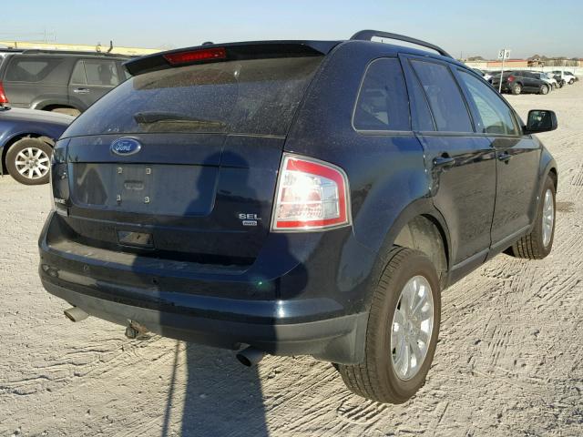 2FMDK48C48BB44870 - 2008 FORD EDGE SEL BLACK photo 4