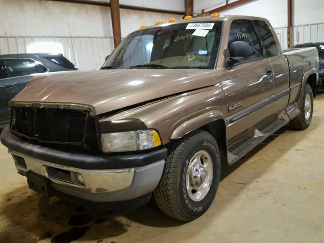 1B7KC2362YJ122098 - 2000 DODGE RAM 2500 BROWN photo 2