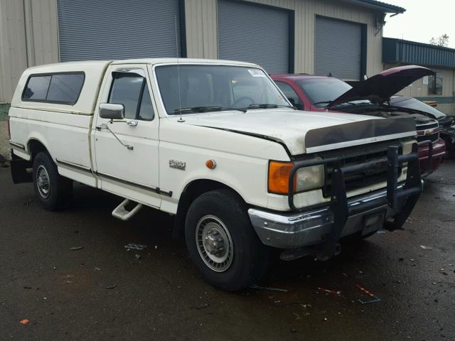 1FTHF2515HPB01486 - 1987 FORD F250 WHITE photo 1