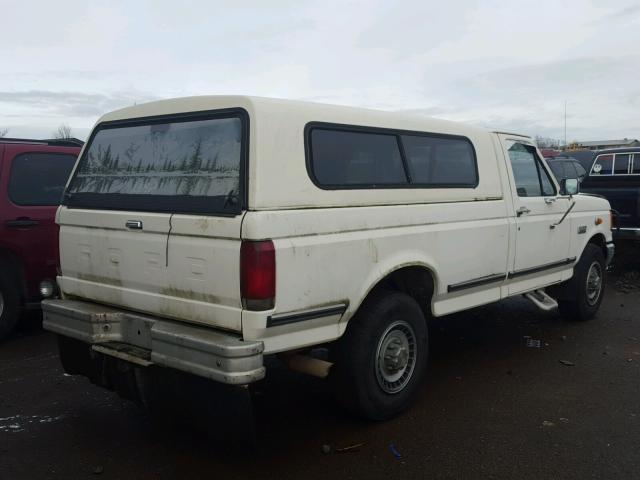 1FTHF2515HPB01486 - 1987 FORD F250 WHITE photo 4