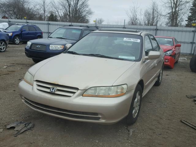 1HGCG16562A037909 - 2002 HONDA ACCORD EX GOLD photo 2