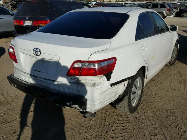 4T1BE46K48U730505 - 2008 TOYOTA CAMRY CE WHITE photo 4