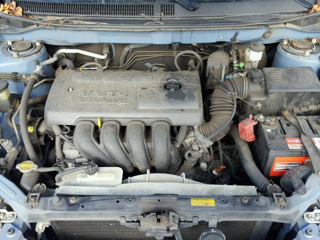 2T1KR32E64C317964 - 2004 TOYOTA COROLLA MA BLUE photo 7