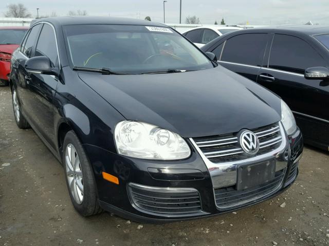 3VWRZ7AJ1AM015700 - 2010 VOLKSWAGEN JETTA SE BLACK photo 1