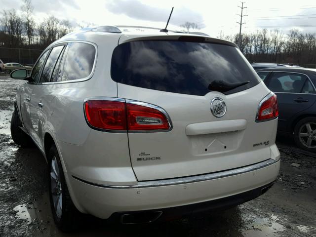 5GAKVCKD6FJ192122 - 2015 BUICK ENCLAVE WHITE photo 3