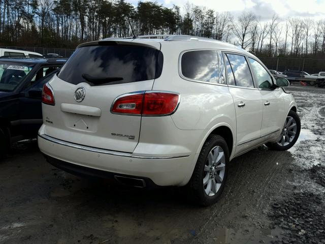 5GAKVCKD6FJ192122 - 2015 BUICK ENCLAVE WHITE photo 4