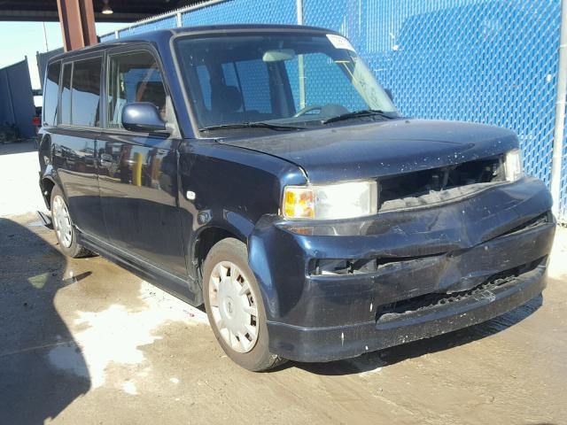 JTLKT324364073791 - 2006 TOYOTA SCION XB BLUE photo 1