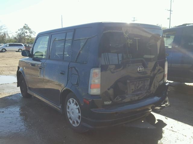 JTLKT324364073791 - 2006 TOYOTA SCION XB BLUE photo 3