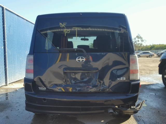 JTLKT324364073791 - 2006 TOYOTA SCION XB BLUE photo 9