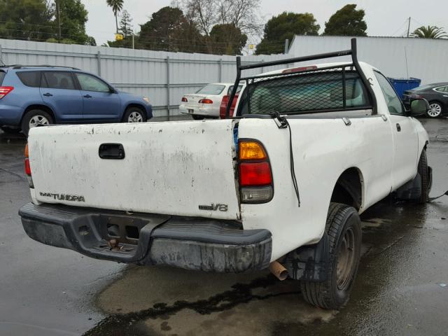 5TBJN32112S241894 - 2002 TOYOTA TUNDRA WHITE photo 4