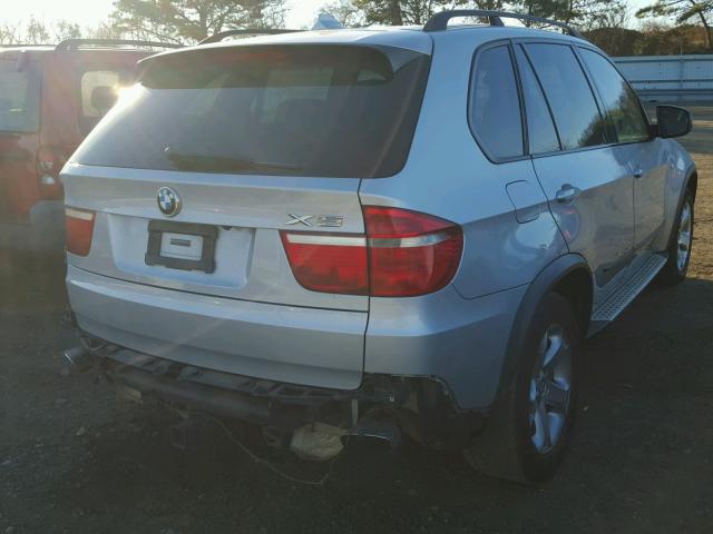 5UXFE83588L160007 - 2008 BMW X5 4.8I SILVER photo 4