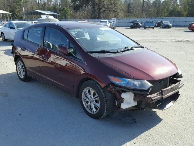 JHMZE2H73BS007343 - 2011 HONDA INSIGHT EX RED photo 1