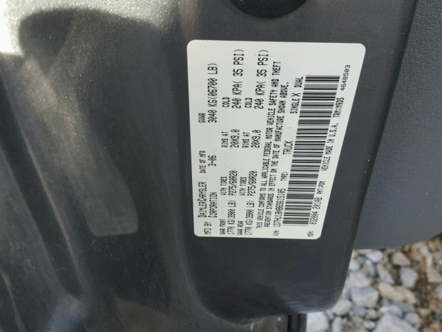 1D7HU18N86S615105 - 2006 DODGE RAM 1500 S GRAY photo 10