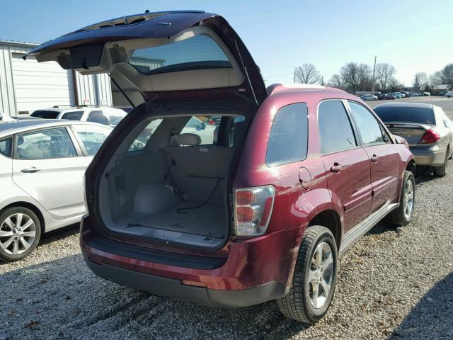 2CNDL43FX86028726 - 2008 CHEVROLET EQUINOX LT BURGUNDY photo 4