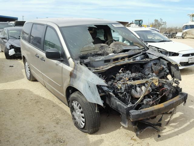 2A8HR44H28R148130 - 2008 CHRYSLER TOWN & COU GOLD photo 1