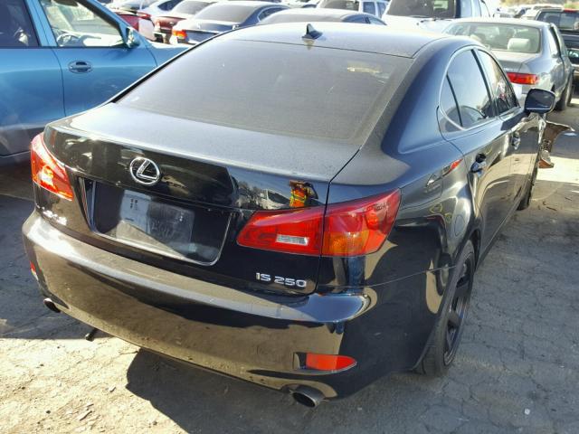 JTHBK262X72029669 - 2007 LEXUS IS 250 BLACK photo 4