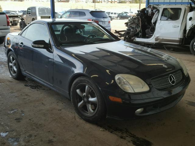 WDBKK65F03F275547 - 2003 MERCEDES-BENZ SLK 320 BLACK photo 1