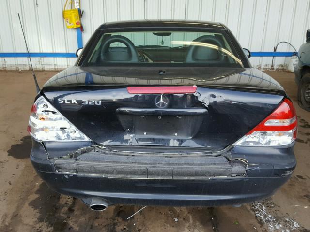 WDBKK65F03F275547 - 2003 MERCEDES-BENZ SLK 320 BLACK photo 6