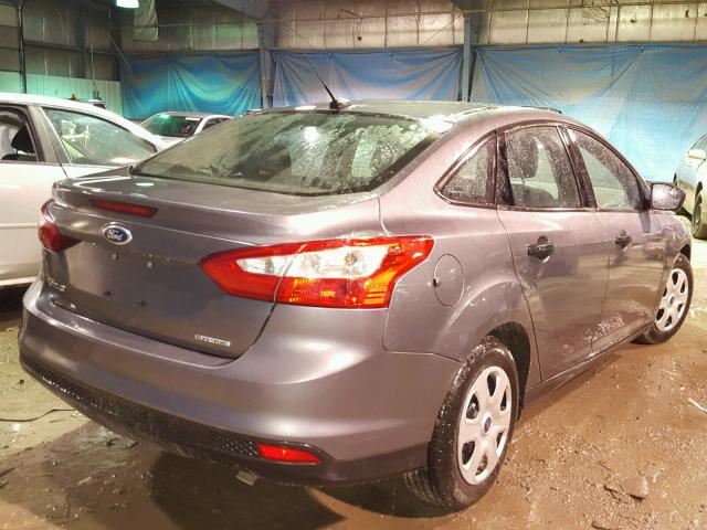 1FADP3E2XDL162169 - 2013 FORD FOCUS S GRAY photo 4