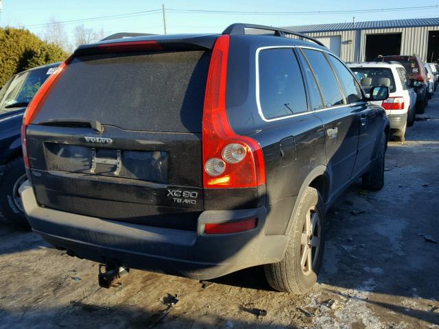 YV1CZ91H441046470 - 2004 VOLVO XC90 T6 BLACK photo 4