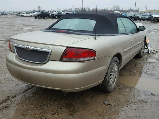 1C3EL55R26N282725 - 2006 CHRYSLER SEBRING TO GOLD photo 4