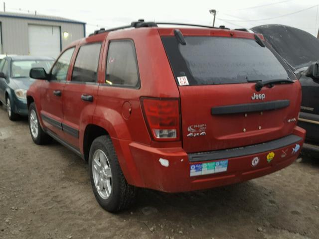 1J4GR48K15C509063 - 2005 JEEP GRAND CHER RED photo 3