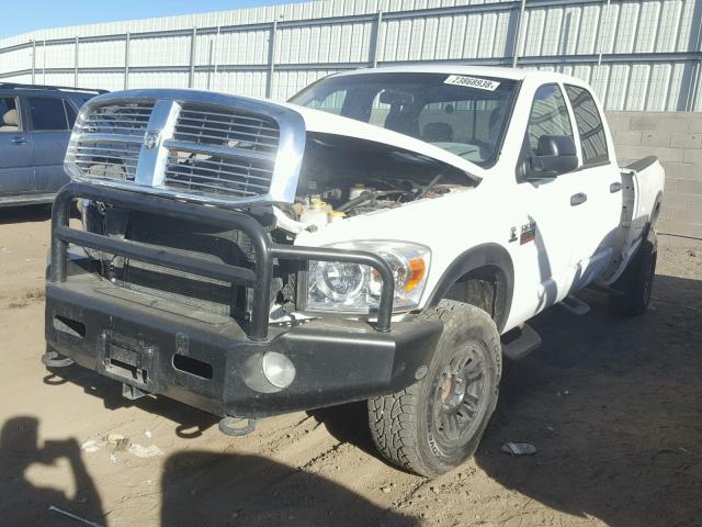 3D7KS28L79G549402 - 2009 DODGE RAM 2500 WHITE photo 2