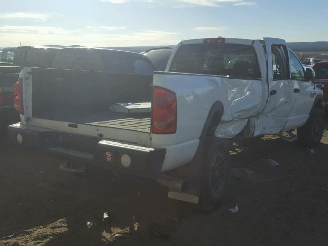 3D7KS28L79G549402 - 2009 DODGE RAM 2500 WHITE photo 4