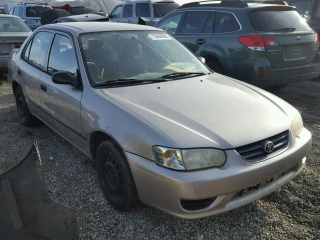 1NXBR12E11Z512370 - 2001 TOYOTA COROLLA CE GOLD photo 1