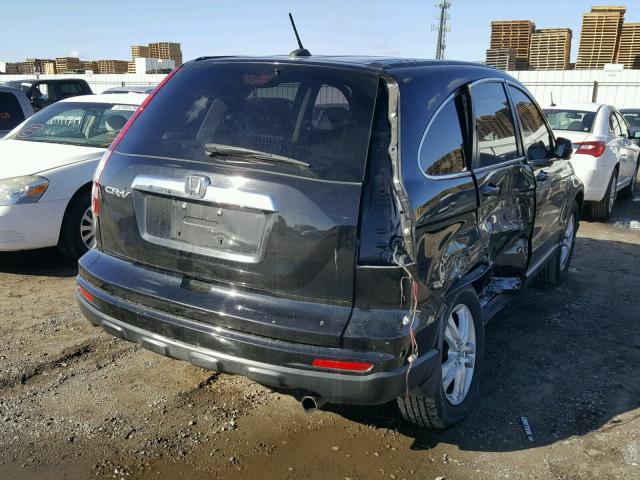 5J6RE3H77BL004568 - 2011 HONDA CR-V EXL BLACK photo 4