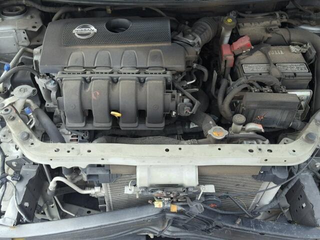 3N1AB7AP7EY280583 - 2014 NISSAN SENTRA S GRAY photo 7