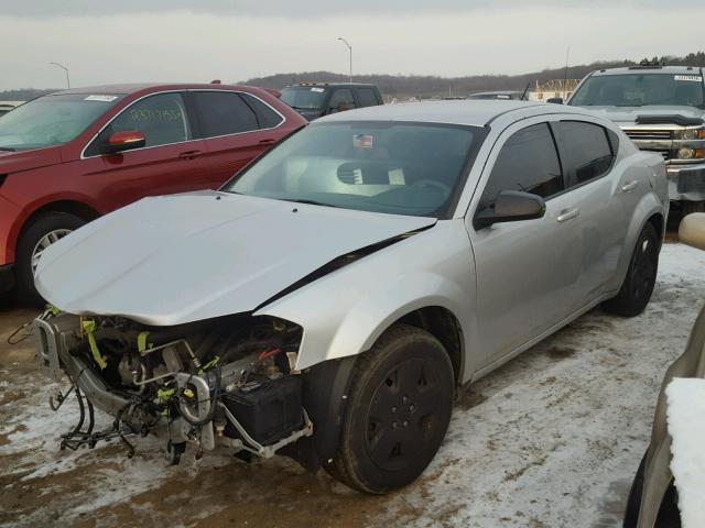 1B3LC46K88N298611 - 2008 DODGE AVENGER SE GRAY photo 2