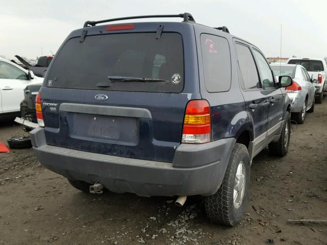 1FMYU03182KD13232 - 2002 FORD ESCAPE XLT BLUE photo 4