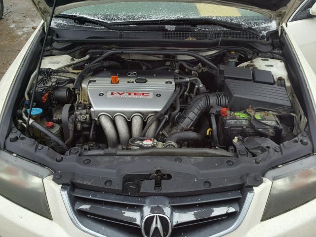 JH4CL96824C021456 - 2004 ACURA TSX WHITE photo 7