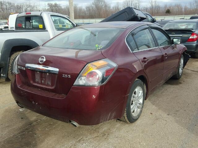 1N4AL2AP2AN513974 - 2010 NISSAN ALTIMA BAS MAROON photo 4