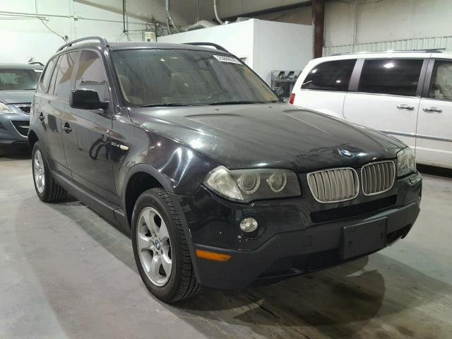 WBXPC93497WF07890 - 2007 BMW X3 3.0SI BLACK photo 1