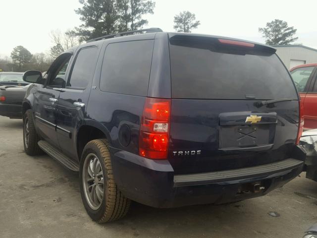 1GNFC13J07R397265 - 2007 CHEVROLET TAHOE C150 BLUE photo 3