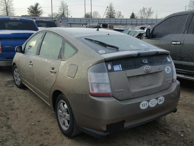 JTDKB20U140086670 - 2004 TOYOTA PRIUS GOLD photo 3